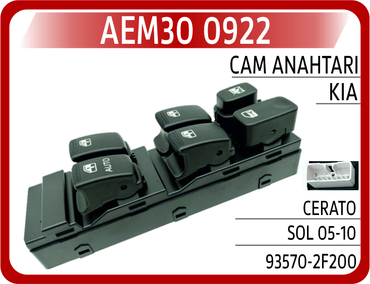 CAM ANAHTARI KIA CERATO SOL 05-10