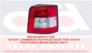 STOP LAMBASI DUYSUZ SAĞ TEK KAPI PARTNER-BERLINGO 06=>