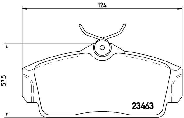 ÖN FREN BALATA NISSAN ALMERA 1,5L QG15DE N16 02-> / PRIMERA 1,6L 2,0L GA16DE SR20DE P11 96-01 (alt kısmı düz)