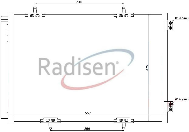 Klima Radyatörü 207 1.6i T-1.6HDI 16V (02) 1.6HDI ...