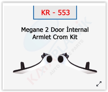 Ön Kapı İç Çekme Kolu Mgn II Krom 06=>