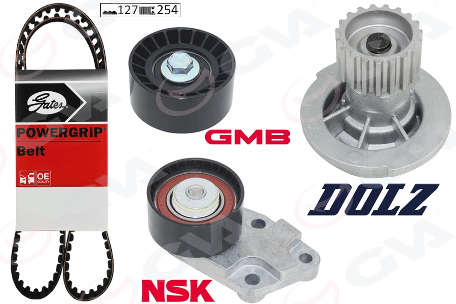 DEVİRDAİMLİ EKSANTRİK GERGİ KİTİ (127x254) CHEVROLET-DAEWOO AVEO-CRUZE-KALOS-LACETTI-NUBIRA