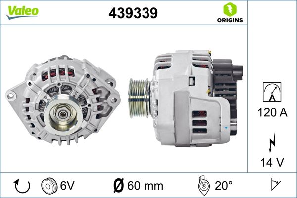 Alternatör 14V 120A Ducato-boxer-jumper 2.8 Jtd-hd...