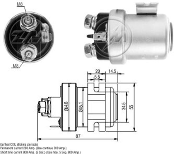 Marş Otomatigi 12V 200 Amper Universal Tip Ara Oto...