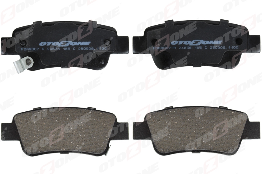 ARKA FREN BALATA HONDA CR-V 2.2L N22A CTDi dizel RE6 06-> / CR-V 2.0L R20 benzinli RE5 otomatik vites 07-15 / CR-V 1.6L N16A2 RE6 İ-DTEC dizel 4x2 4x4 13-> - (Aşınma ikaz soketli)