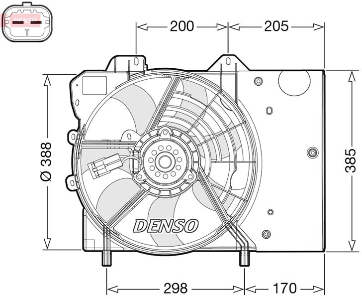 Fan Motoru Komple P2008-P207-P208-P301-C-ELYSEE-C2...