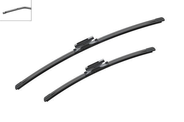 Silecek Süpürgesi 60+45cm (Flatblade-muz Tipi) Ren...