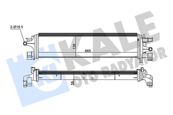 TURBO RADYATÖRÜ FORD FOCUS-CMAX-KUGA 15> 1.5 ECOBOOST