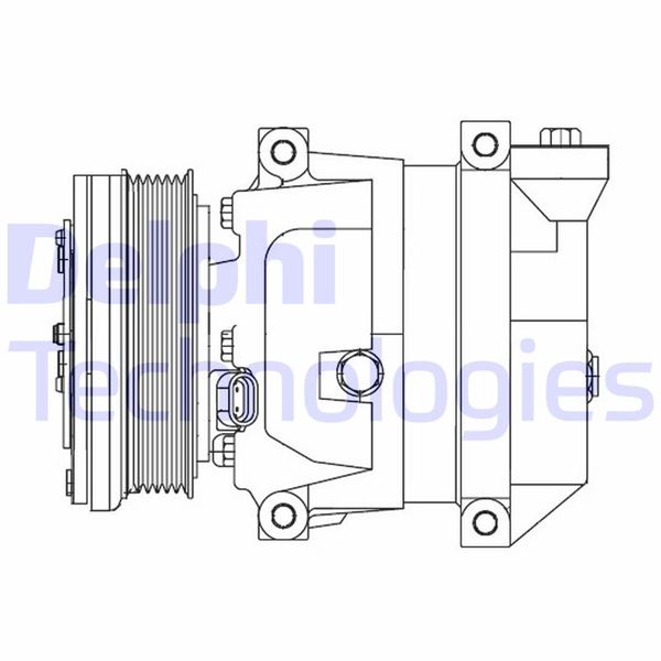 KLİMA KOMPRESÖRÜ CHEVROLET AVEO 1.2 08> KALOS 1.2 05> (106mm)