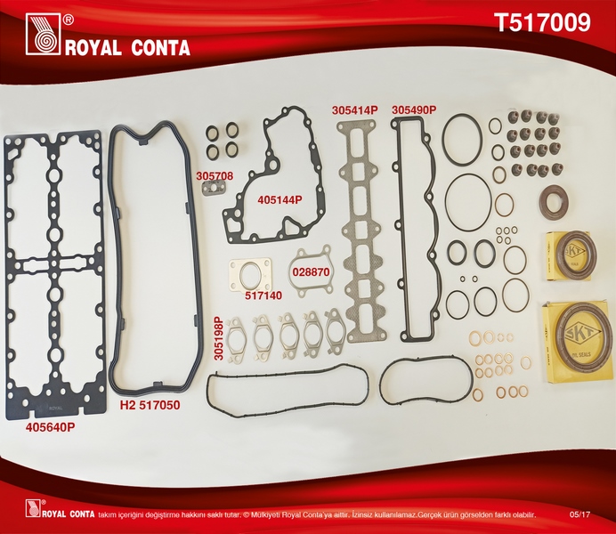 MOTOR TAKIM CONTA SKC'SİZ DUCATO 2.3 JTD (CORTECO ...