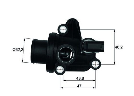 Termostat 87 °C (M166) A-class
