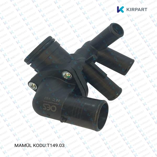 TERMOSTAT 88°C PLASTIK GOVDELI KOMPLE FORD TRANSIT TOURNEO CITROENJUMPER PEUGEOT BOXER