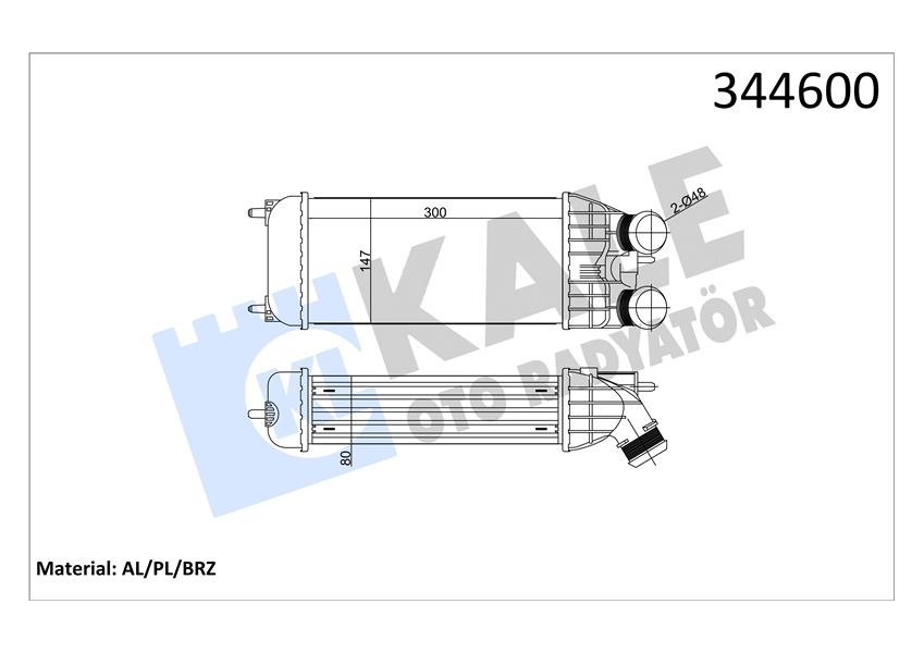 Turbo Radyatörü (Intercool) 301 207 208