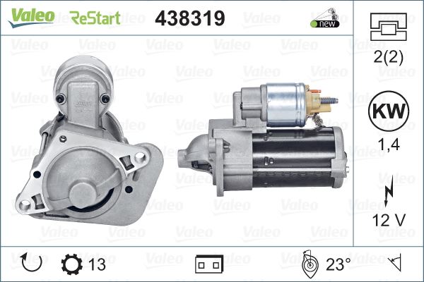 Marş Motoru 1.4 Kw 12V (Start Stoplu Araçlar Için) ...