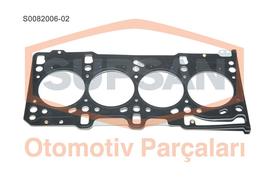 SİLİNDİR KAPAK CONTASI (0.92mm) ASTRA H-ASTRA J-CORSA C-D-E MERIVA A-B AVEO-LINEA-PUNTO-FIORINO-EGEA -DOBLO-NEMO-BIPPER 1.3 CDTI MTJ-DTH-DT-DTE-DTJ-DTN-DTR-JTD-HDI-FHZ (2 ÇENTİK)