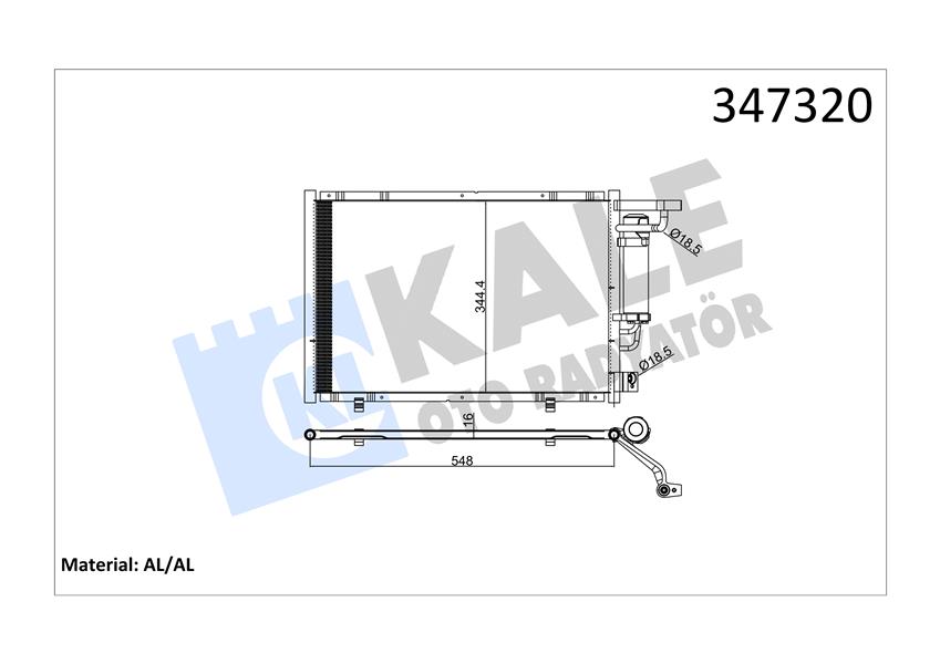 Klima Radyatörü Komple B-max 12>1.4-1.6 Ti Tou...