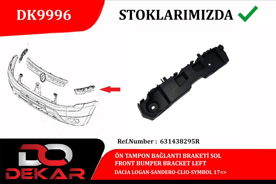 Ön Tampon Bağlanti Braketi Sol