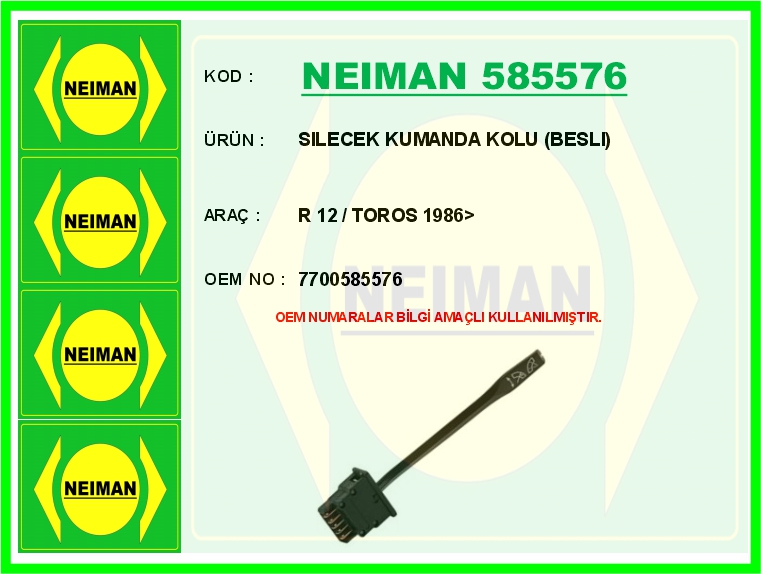 Silecek Kumanda Kolu (Besli) R