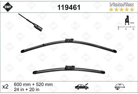 Swf Visioflex Flat Blade