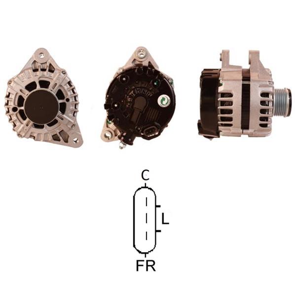 Alt. Alternatör 12V 150 Amp