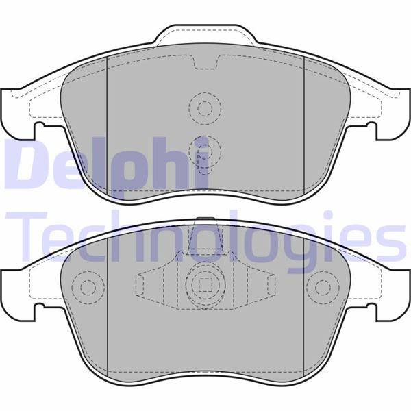 ÖN FREN BALATASI RENAULT GRAND SCÉNIC III 09>16 LAGUNA III 07>15 MEGANE III 09>15 K:17.1MM Y:68MM