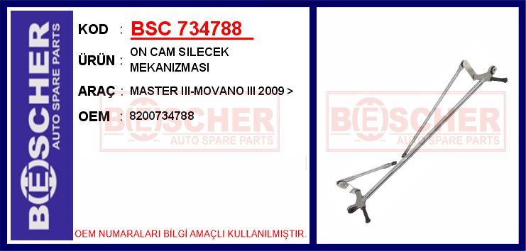 Ön Cam Silecek Motoru