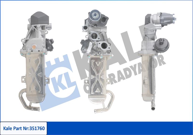 Egr (Valfi) Soğutucu CADDY-JETTA-GOLF6-PASSAT-SUPE...