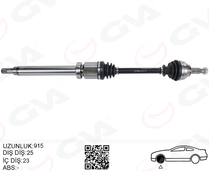 ÖN AKS KOMPLE SAĞ FORD FIESTA -FUSION 02>08 1.6TDCI