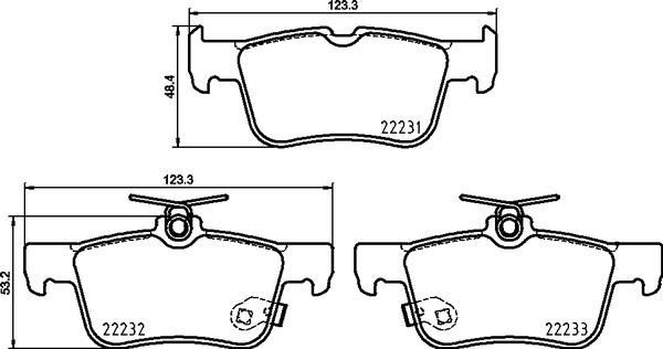 ARKA FREN BALATASI GALAXY III 15> MONDEO V 14> EDGE 15>19 FOCUS IV 17> KUGA III 19>