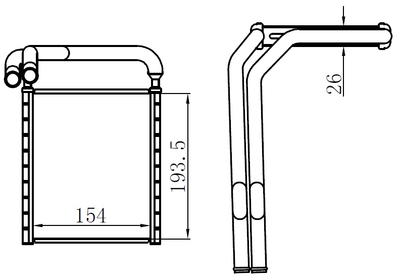 KALORİFER BRAZİNG RADYATOR (154X204X26)ACCENT BLUE (12+) GENİŞ TİP