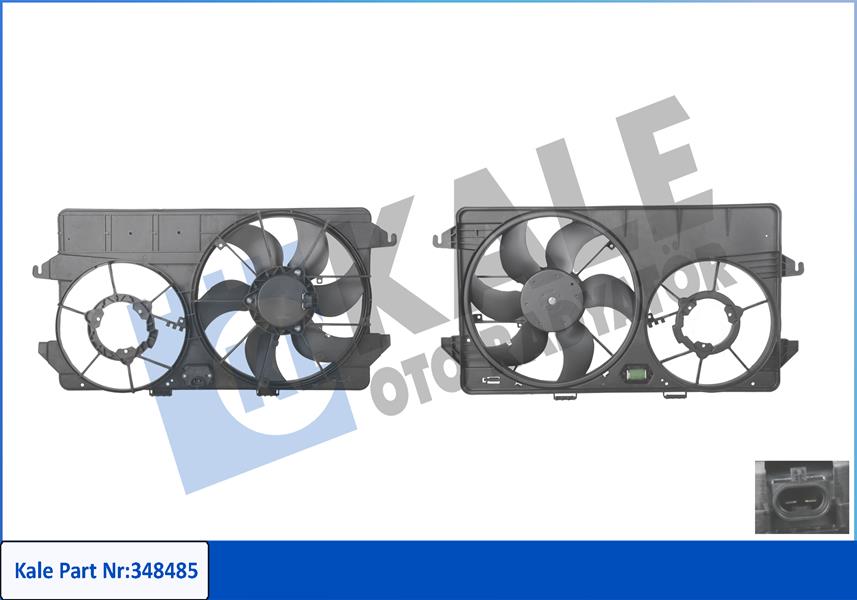FAN MOTORU CONNECT 1.8TDCI 02>07 KLIMALI KOMPLE