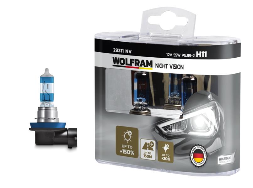 Ampul 12V H11 55 PGJ19-2 Night Vision +150% Fazla ...
