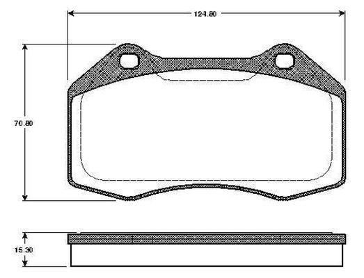 ÖN FREN BALATASI RENAULT MEGANE II 04> CLIO III 06> MEGANE III 13>15 2.0 16V 2.0dCi 2.0TCe