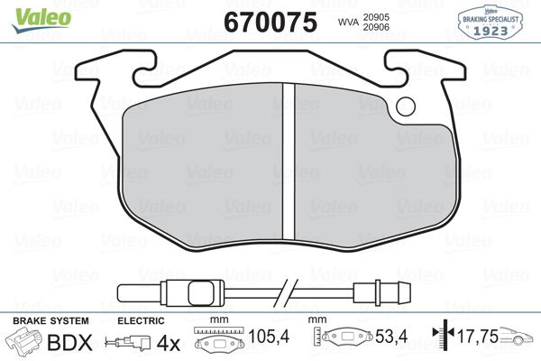 ON FREN BALATASI  RENAULT R9/R11/R19/R21/CLIO I/EXPRESS/PEUGEOT 106 II/205/206/305/309/405/CITROEN SAXO/ZX