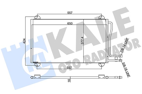 KLIMA RADYATORU MERCEDES SPRINTER B901>B905 95>06