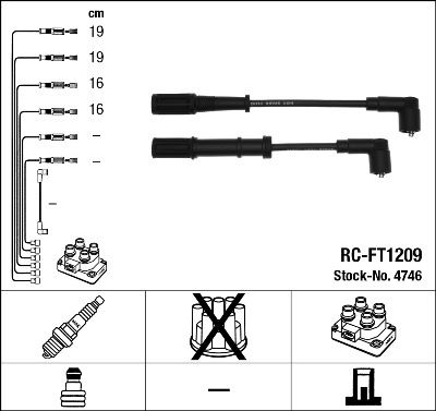 (RC-FT1209) Buji Kablosu Tk