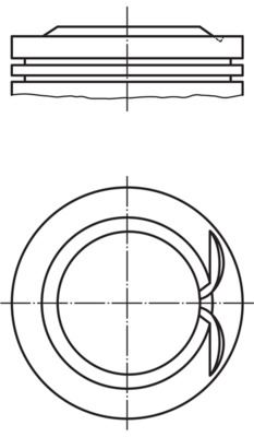 PİSTON VAG 71 MM 0.50