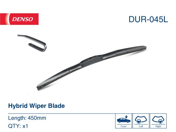 (X) Silecek Süpürgesi Ad. 450mm Muz Tipi (18 Inc)