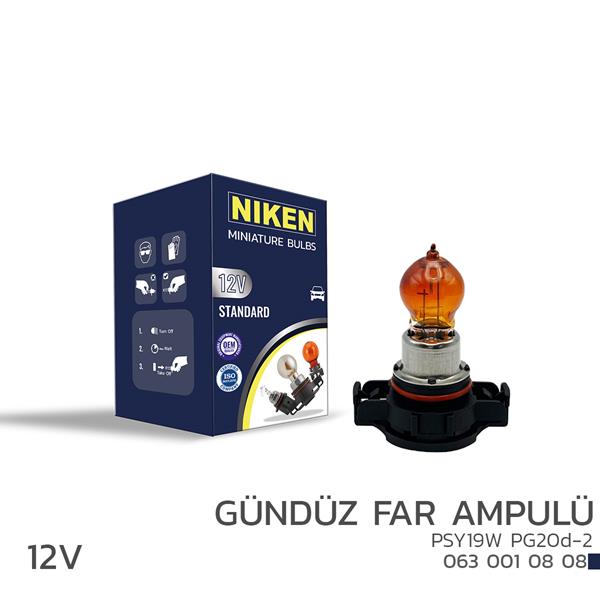 Niken 12V PSY19W Gündüz Far Amp (PG20d-2) Amber 10LU'> Niken 12V PSY19W Gündüz Far Amp (PG20d-2) Amber 10L...