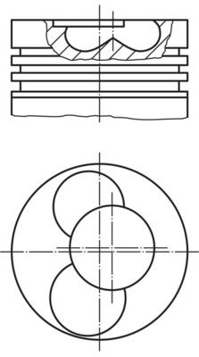 (X) Motor Piston+segman