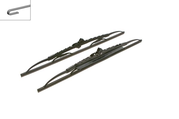 Silecek 50+50cm Spoilerli