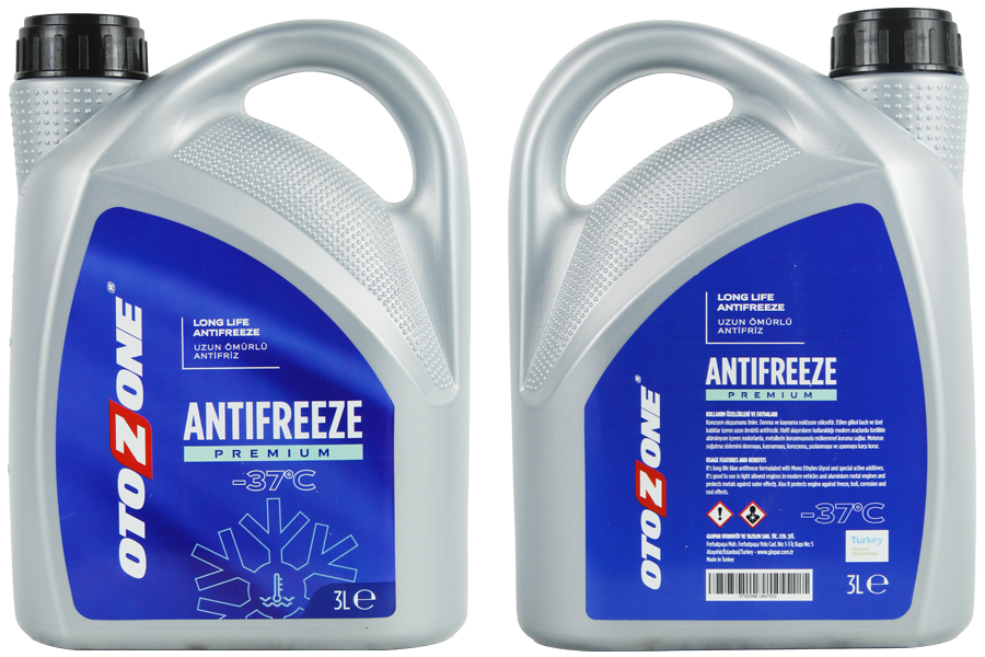 Antifriz 3 Lt -37 C Mavi (Koli 6 Ad)