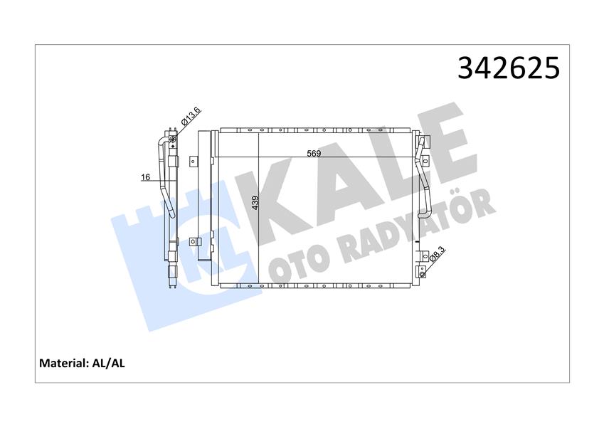 (x) KLİMA KONDENSERİ KIA SORENTO I (AL-AL)