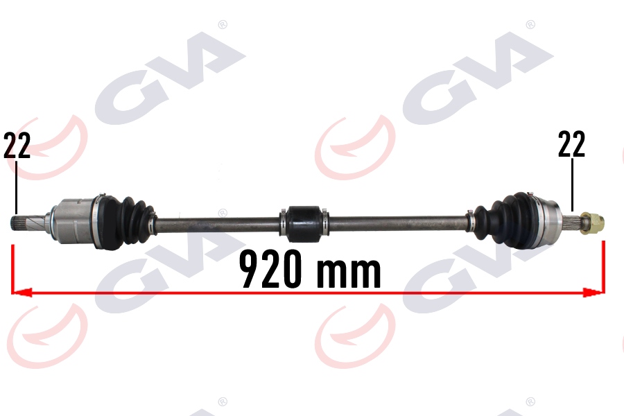 KOMPLE AKS SAĞ OPEL CORSA D (06>14) CORSA E (14>19) ADAM (12>19) 1.0-1.2-1.4 (22x22x920)