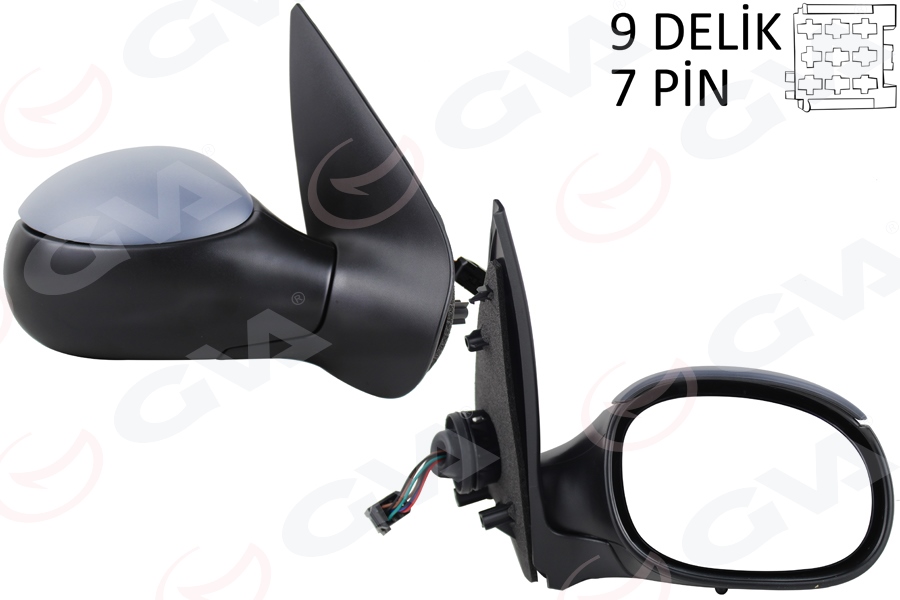 Dış Dikiz Aynası Sağ 206 98> Elektrikli+isitmal...