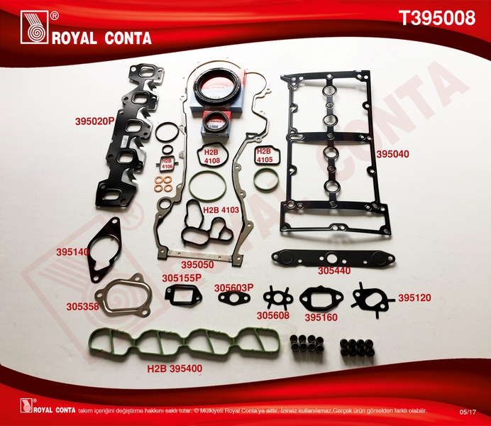 Motor Takım Conta Skc' Siz Doblo-corsa-idea-punto...