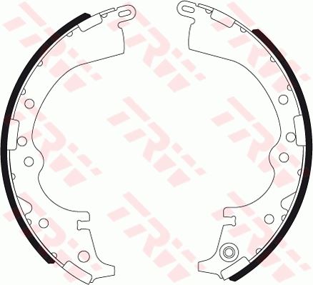 ARKA KAMPANA PABUÇ BALATA TOYOTA HILUX 2.4L 2L-T LN145 4X2 98-04 / VIGO 2.5L 2KDFTV KUN15 4X2 05->