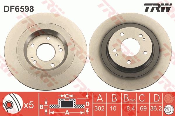 Arka Fren Aynası (Dolu Tip) P4008-C4 Aircross 1.6-...