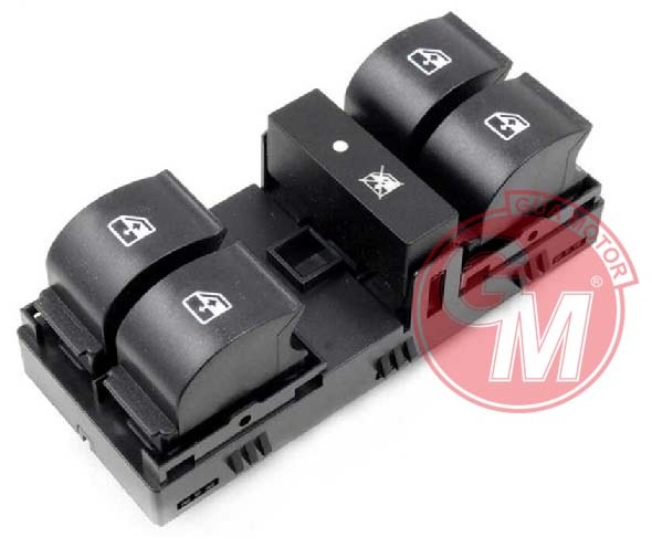 CAM AÇMA ANAHTARI KUMANDA GRUBU ÖN SOL FİAT LINEA 09> (ÇERCEVESİZ) 8 FİŞLİ