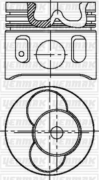 PİSton (Segmanlı) 81.51 Mm 0.5 1-2sl